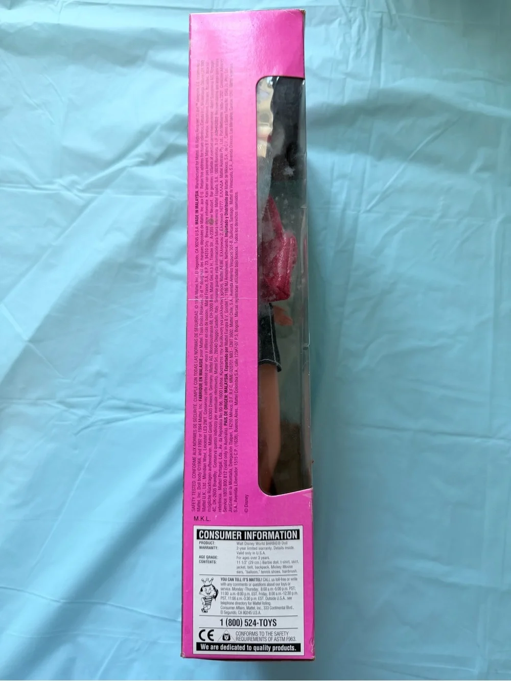 Barbie Walt Disney World 25th Anniversary Doll - Pink, Silver, Black